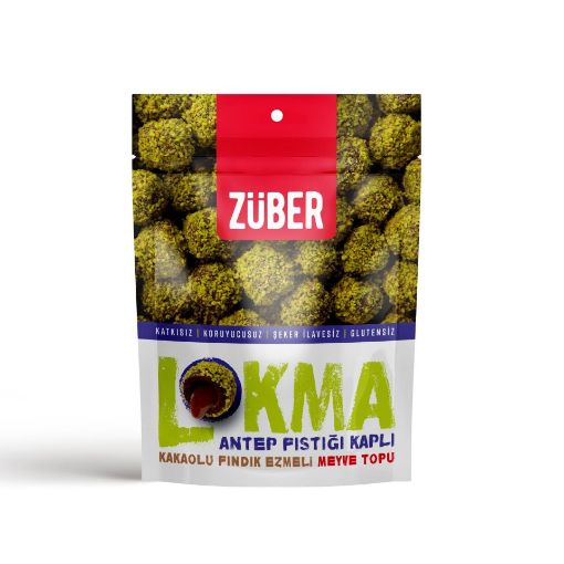 ZÜBER LOKMA ANTEP F. MEYVE TOPU 96GR resmi