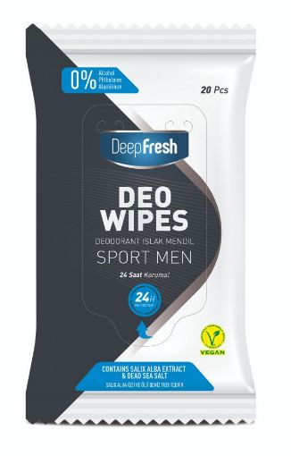 DF DEOWIPES ISLAK MENDİL MEN DİSPLAY 20 resmi