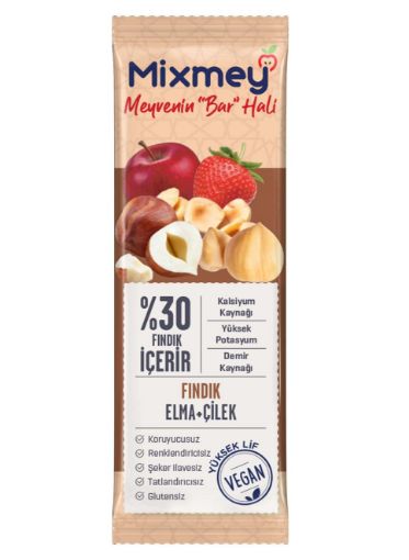 MIXMEY ELMALI,ÇİLEKLI FINDIKLI 25 GR resmi