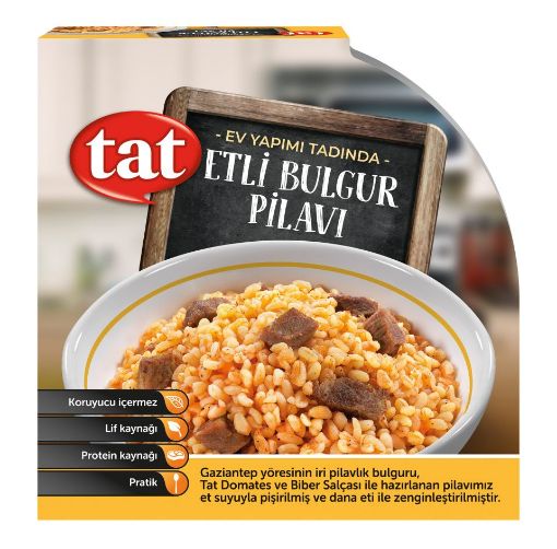 BULGUR PILAVI ETLI 200 G TAT resmi