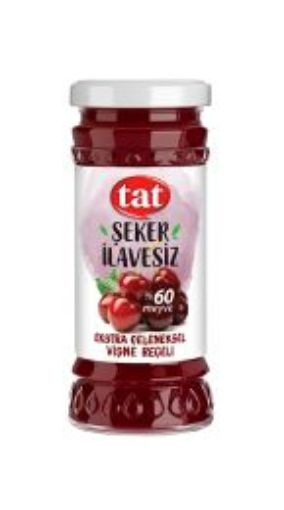RECEL VISNE SEKER ILAVESIZ 270 G CAM TAT resmi