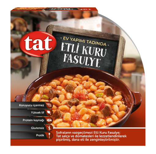 OGUN PAKETI ETLI KURU FASULYE 200 G TAT resmi