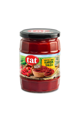 KARISIM SALCA TATLI 560 G CAM TATKOY resmi