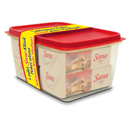 SANA KLASİK PAKET*4+ SAKLAMA KABI COPACK resmi
